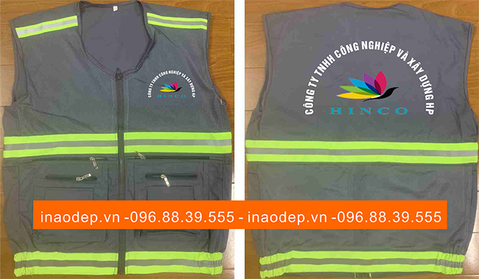 May áo gile Công ty TNHH Công nghiệp và Xây dựng Hinco | May ao gile dong phuc