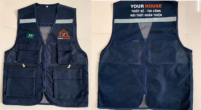 May áo gile Công ty Your House | May ao gile dong phuc