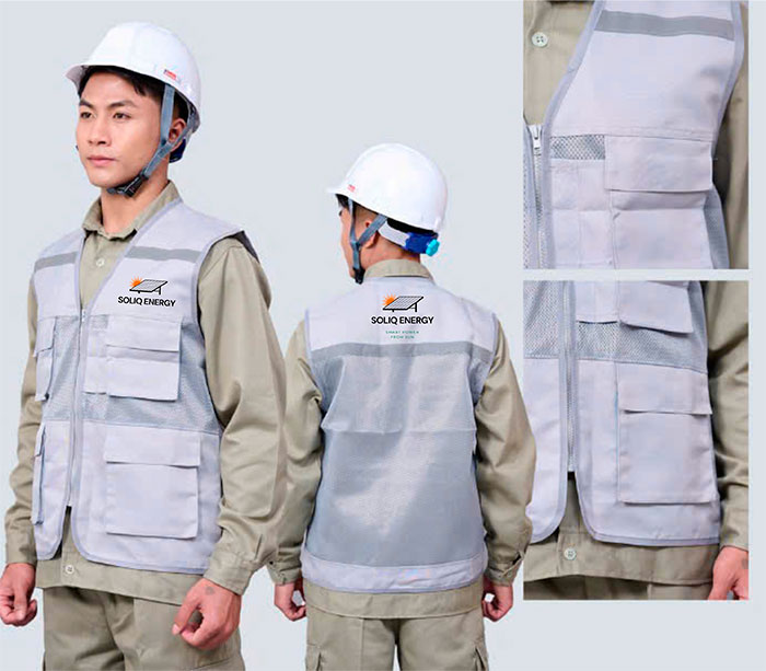 May áo gile SOLIQ Energy Smart Power From Sun | May ao gile dong phuc