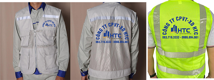 May áo gile Công ty CPVT - XD HTC | May ao gile dong phuc