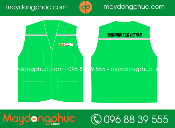 May áo gile Công ty Shinsung E&G Việt Nam | May ao gile dong phuc