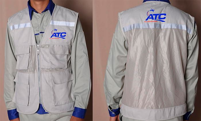 May áo gile Công ty ATC construction designer | May ao gile dong phuc