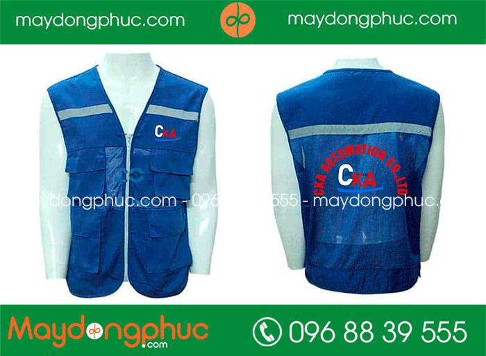 May áo gile Công ty CKA Automation | May ao gile dong phuc