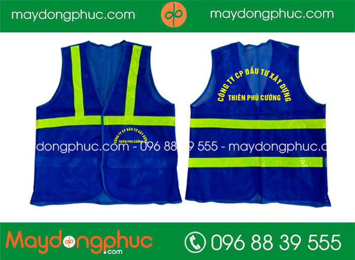 May áo gile Công ty CP đầu tư xây dựng Thiên Phú Cường | May ao gile dong phuc