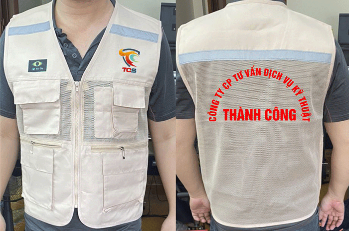 May áo gile Công ty CP tư vấn dịch vụ kỹ thuật Thành Công | May ao gile dong phuc