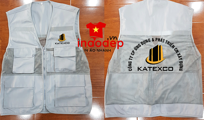 May áo gile Công ty CP ứng dụng & phát triển CN xây dựng Katexco | May ao gile dong phuc