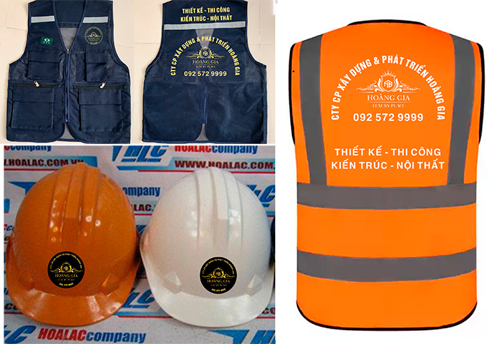 May áo gile Công ty CP xây dựng & phát triển Hoàng Gia | May ao gile dong phuc