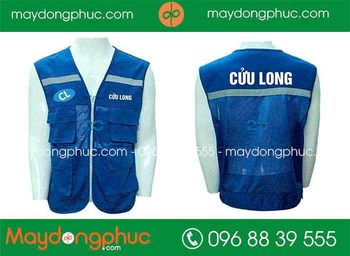May áo gile Công ty Cửu Long | May ao gile dong phuc