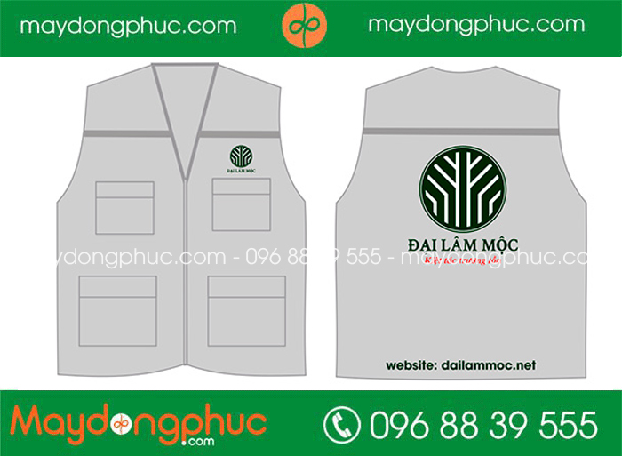 May áo gile Công ty Đại Lâm Mộc | May ao gile dong phuc