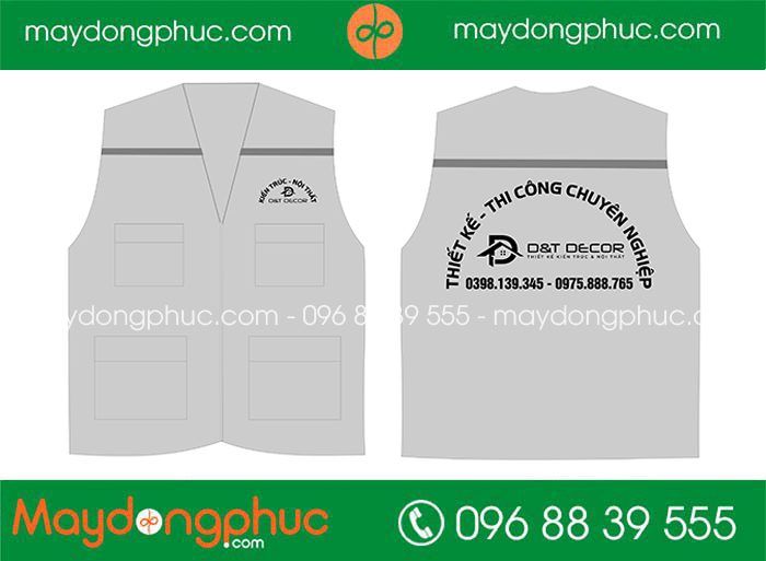 May áo gile Công ty D&T Decor | May ao gile dong phuc