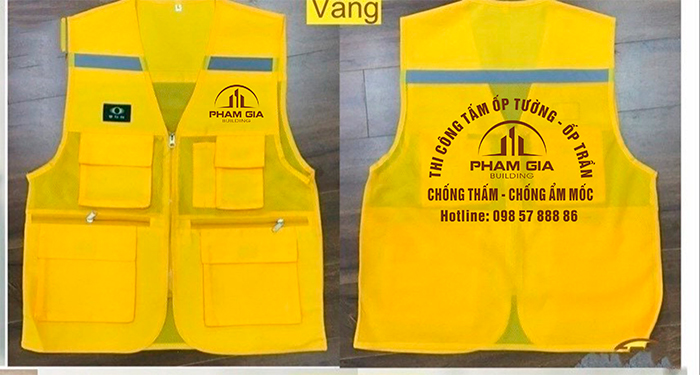 May áo gile Công ty Phạm Gia Building | May ao gile dong phuc