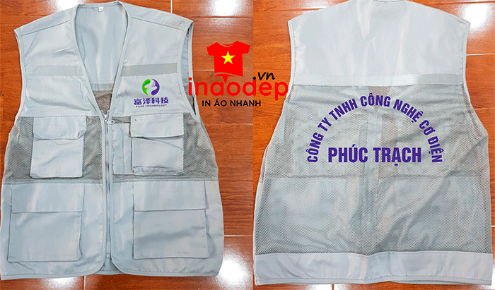 May áo gile Công ty TNHH Công nghệ cơ điện Phúc Trạch | May ao gile dong phuc