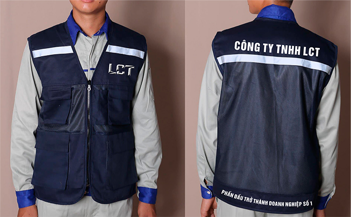 May áo gile Công ty TNHH LCT | May ao gile dong phuc