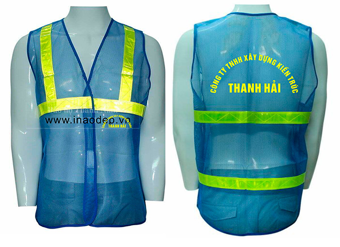 May áo gile Công ty Xây dựng kiến trúc Thanh Hải | May ao gile dong phuc