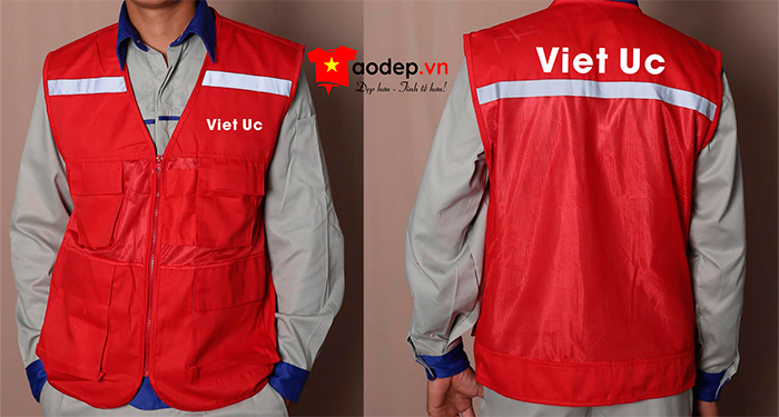May áo gile Công ty Việt Úc | May ao gile dong phuc