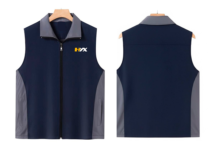 May áo gile đồng phục HYX | May ao gile dong phuc