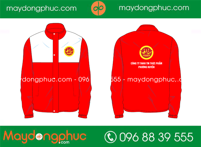 May áo Công ty TNHH TM Thực phẩm Phương Huyền | May ao dong phuc