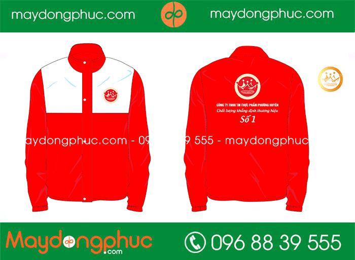 May áo Công ty TNHH TM Thực phẩm Phương Huyền | May ao dong phuc