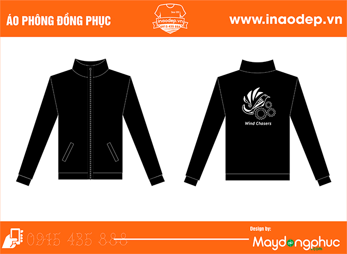 May áo gió đồng phục Công ty Wind Chasers | May ao gio dong phuc