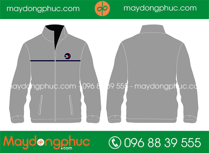 May áo khoác đồng phục Công ty 3V | May ao khoac dong phuc