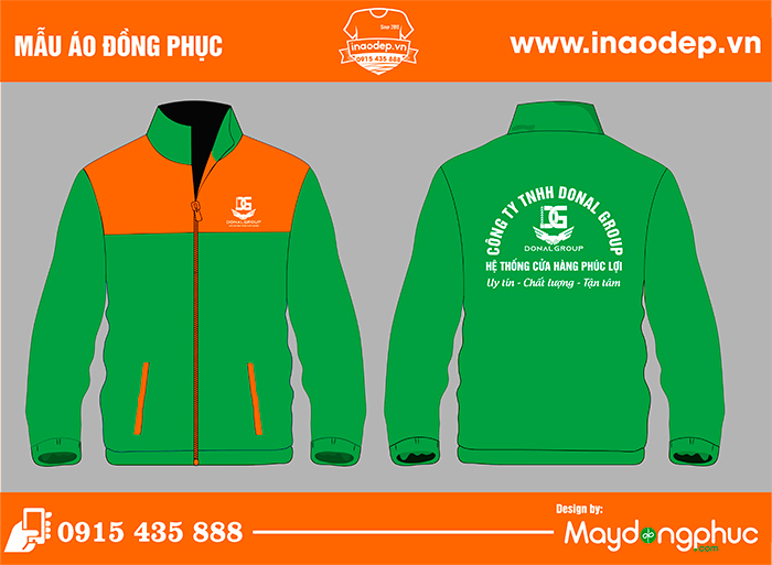May áo khoác Công ty TNHH Donal Group | May ao khoac dong phuc