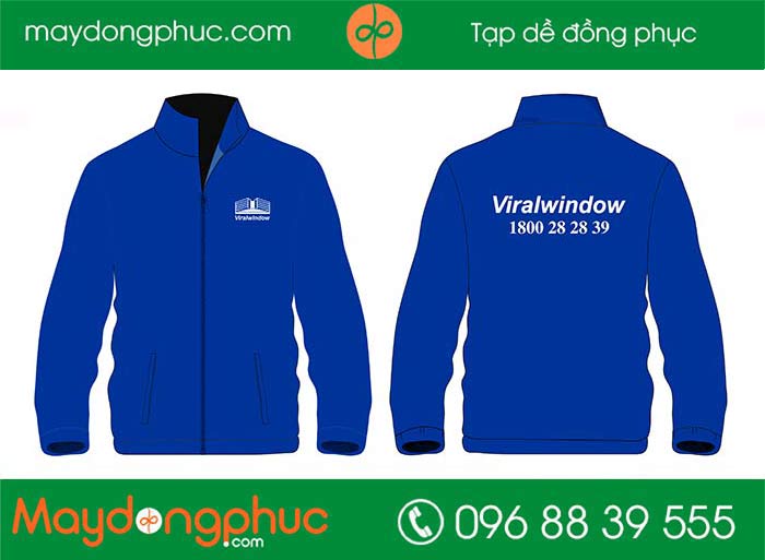 May áo khoác đồng phục Công ty Viralwindow | May ao khoac dong phuc