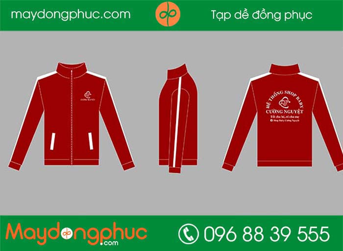 May áo gió Hệ thống Shop Baby Cường Nguyệt | May ao gio dong phuc