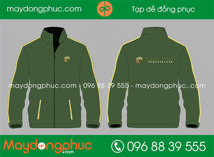May áo khoác đồng phục Công ty Iri factory Vina | May ao khoac dong phuc