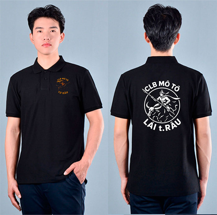 May áo phông CLB Mô tô Lái t.Râu | May ao phong dong phuc