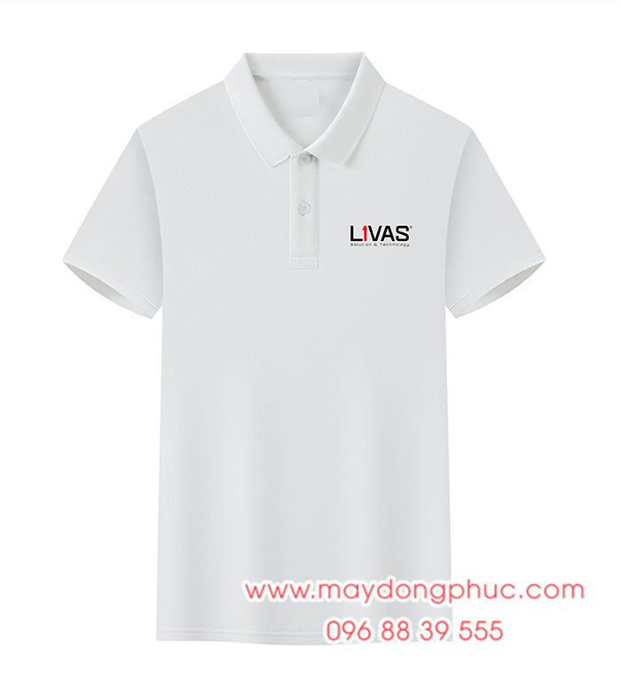 May áo phông Công ty Giải pháp & Công nghệ Livas | May ao phong dong phuc