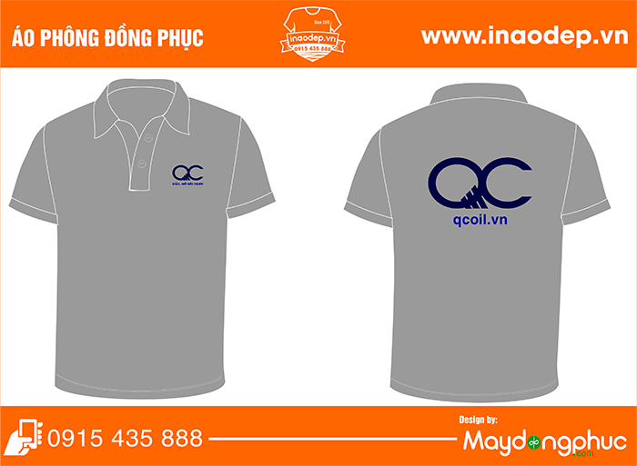 May áo phông Công ty qcoil.vn | May ao phong dong phuc