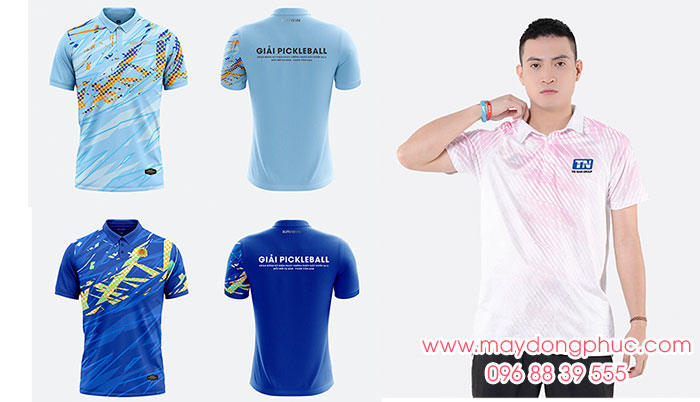 May áo phông Giải Pickleball - Trí Nam Group | May ao phong dong phuc
