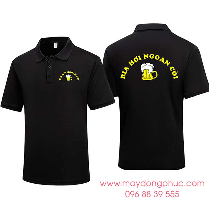May áo phông Quán Bia hơi Ngoan Còi | May ao phong dong phuc