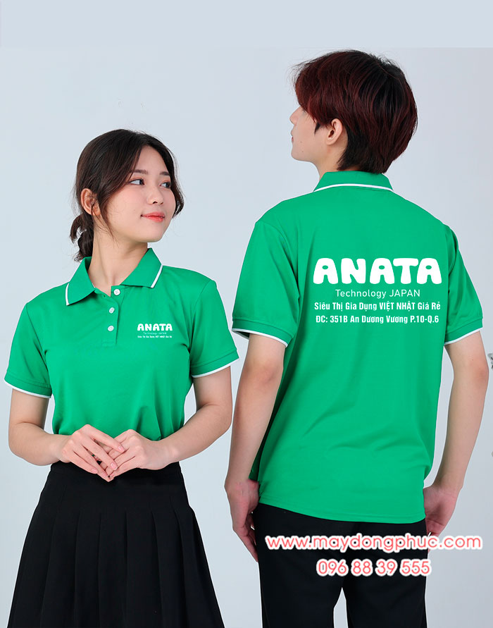 May áo phông Siêu thị gia dụng Việt Nhật Anata | May ao phong dong phuc