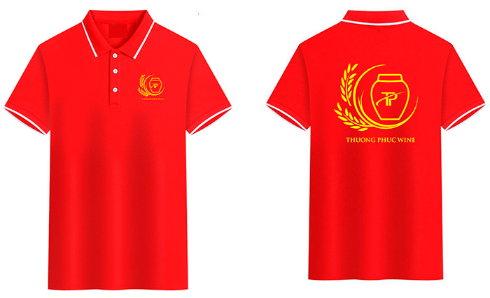May áo phông Thuong Phuc Wine | May ao phong dong phuc