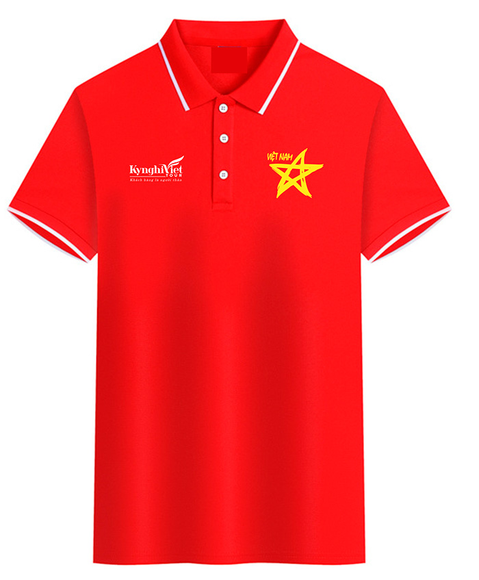 May áo phông Tour Kỳ nghỉ Việt cùng ngôi sao vàng Việt Nam | May ao phong dong phuc