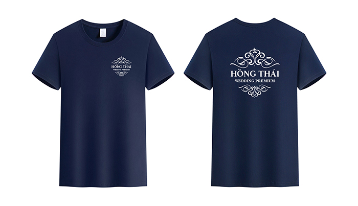 May áo phông Trung tâm Hồng Thái Wedding Premium | May ao phong dong phuc