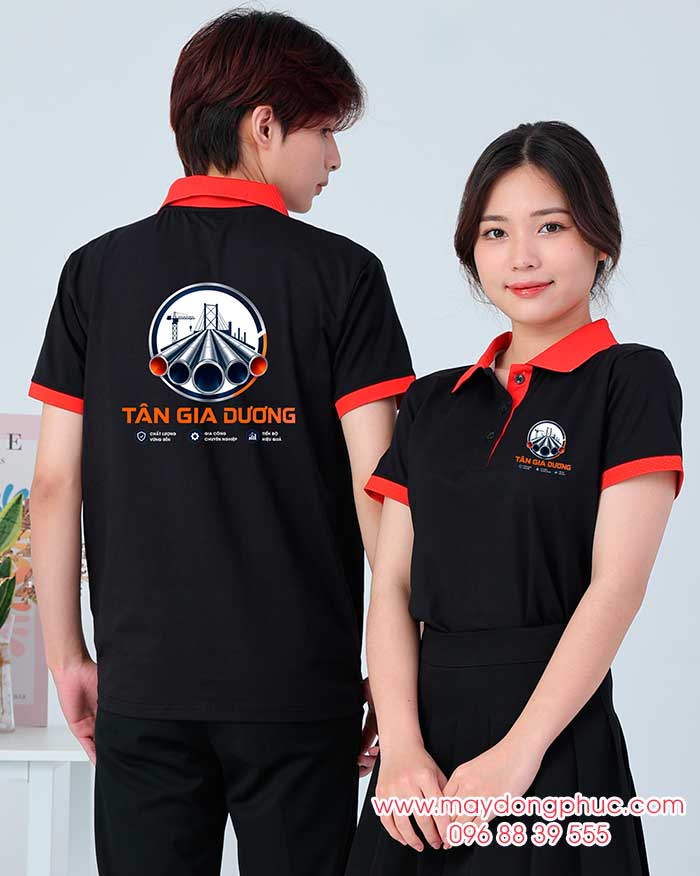 May áo phông đồng phục Tân Gia Dương | May ao phong dong phuc