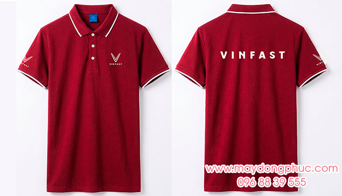 May áo phông đồng phục Vinfast | May ao phong dong phuc