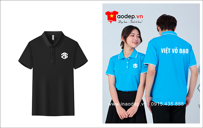 May áo phông đồng phục Việt Võ Đạo | May ao phong dong phuc