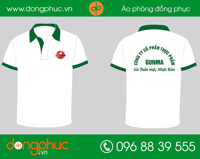 May đồng phục công ty Cổ phần thực phẩm Gunna | May dong phuc cong ty