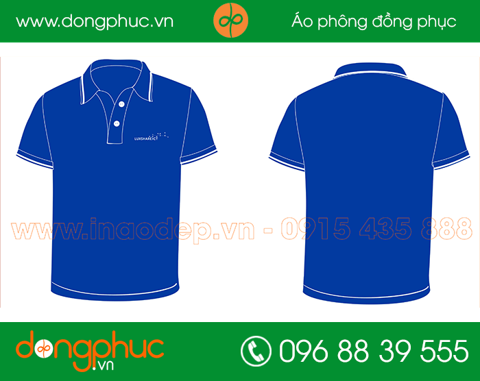 May đồng phục công ty luxshareICT | May dong phuc cong ty