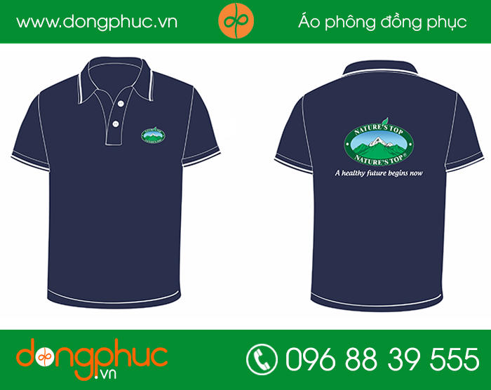 May đồng phục công ty Naturestop | May ao cong ty