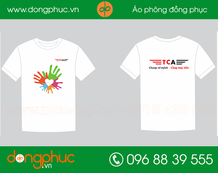 May đồng phục công ty TCA | May dong phuc cong ty