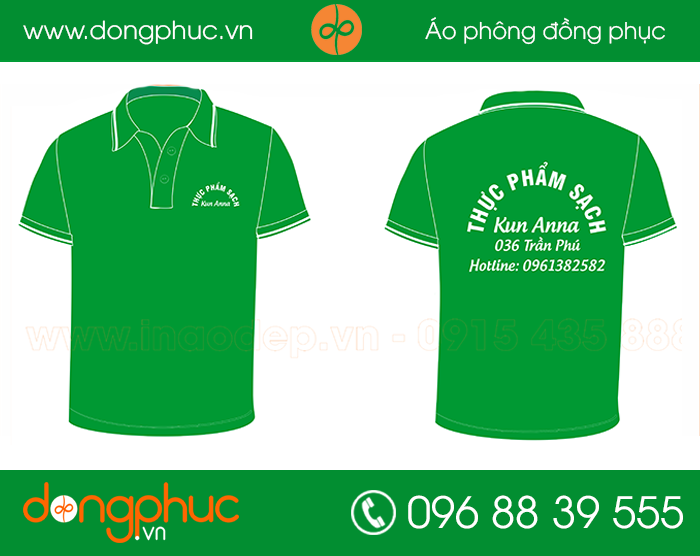 May đồng phục cửa hàng Kun Anna | May dong phuc nha hang