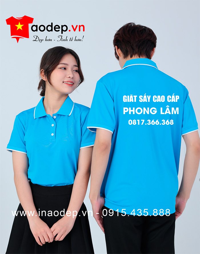 May áo phông Cửa hàng Giặt sấy cao cấp Phong Lâm | May ao phong dong phuc