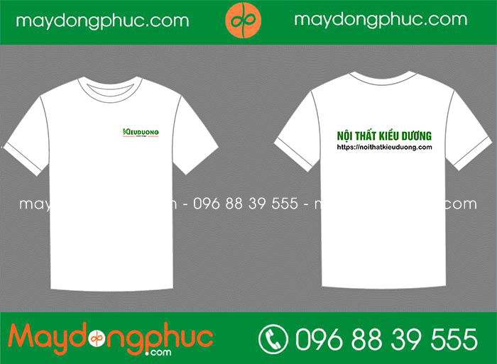 May áo cổ tròn Nội thất Kiều Dương | May ao phong dong phuc