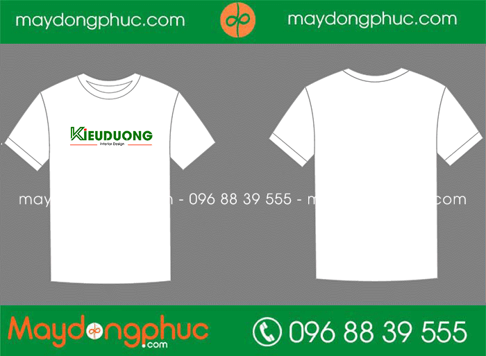 May áo cổ tròn Nội thất Kiều Dương | May ao phong dong phuc
