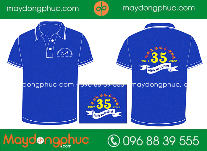 May áo Lớp 12A Trường PTTH Lý Thái Tổ - Từ Sơn 1984-1987 | May ao phong dong phuc
