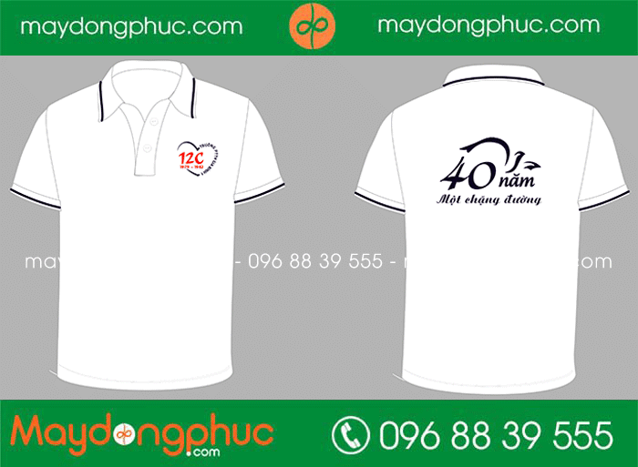 May áo Lớp 12C khóa 1979-1982 Trường THPT Gia Bình 1 - 40 năm 1 chặng đường | May ao phong dong phuc